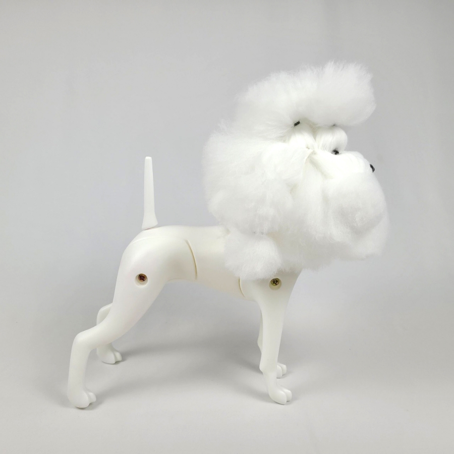 펫마스터/얼굴위그 화이트(10.5cm)